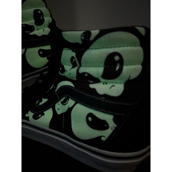 Vans | SK8 Hi “Alien Ghosts” Glow in the Dark Shoes | Men's Size 9.5 - Picture 15 of 15